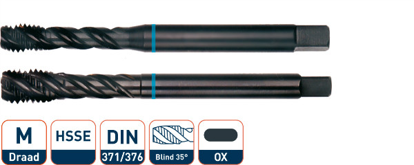HSSE 800 machinetap DIN 371 M-6 — BMB Techniek