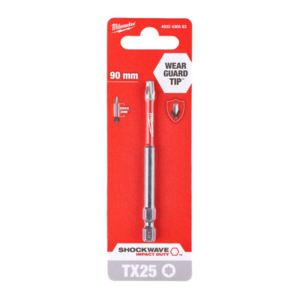 Milwaukee Shockwave bit Tx 25x90mm - Afbeelding 2