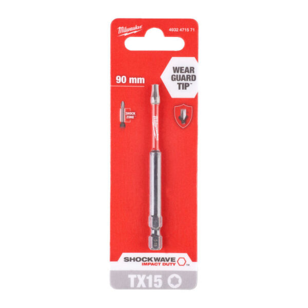 Milwaukee Shockwave bit Tx 15x90mm - Afbeelding 2