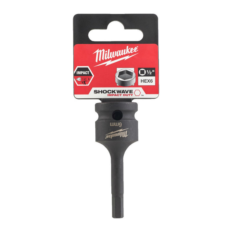 Milwaukee 1/2″ schockwave dop HEX-6mm — BMB Techniek