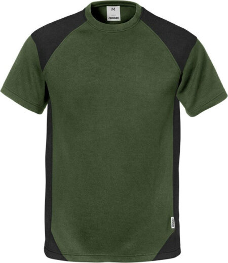 Fristads T-Shirt groen/zwart 7046 THV