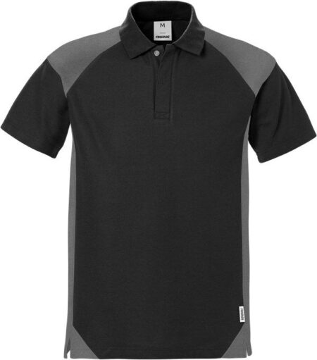 Fristads poloshirt zwart/grijs 7047 PHV