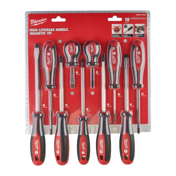Milwaukee 10dlg schroevendraaierset - Afbeelding 2