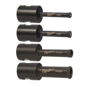 Milwaukee M14 diamantboorset 4dlg - Afbeelding 2