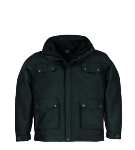 FHB Midi Parka zwart