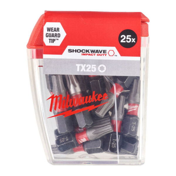 Milwaukee bits Tx. 25x25 (25stk)