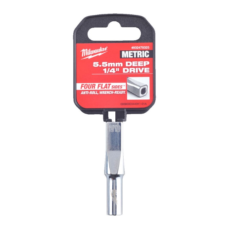 1/4″ lange dop metrisch 5.5mm — BMB Techniek