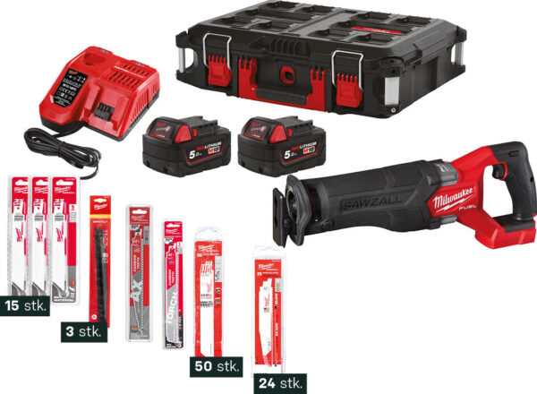 Milwaukee Recipro M18FSZ-502P set in