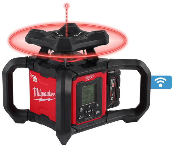 Milwaukee M18 RLOHV1200 rotatielaser - Afbeelding 14