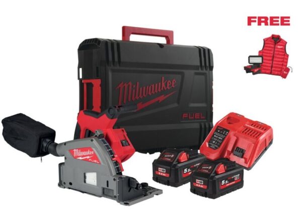 Milwaukee M18FPS55-552P invalcirkelzaag - Afbeelding 11
