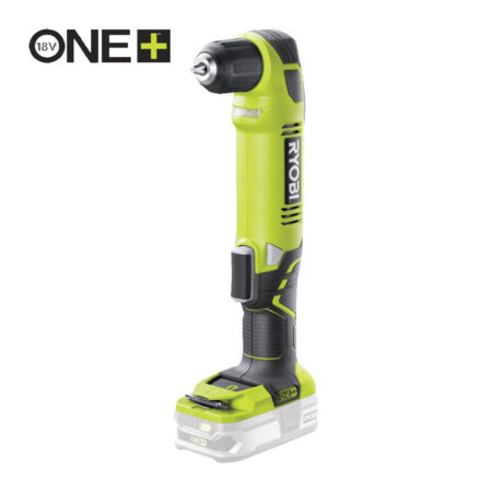 Haakse boormachine van Ryobi 18V ONE+ compact voor werken in krappe ruimtes