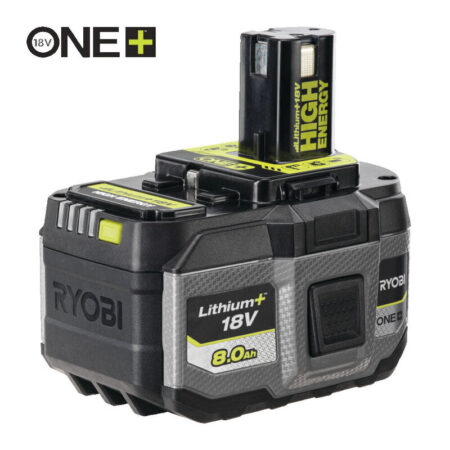 Ryobi One+ 18V 8,0Ah high energy accu