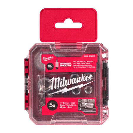 Milwaukee 1/4'' compact doppenset 25dlg