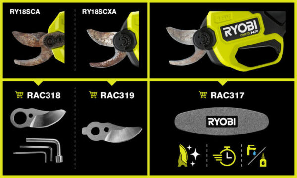 Ryobi RAC318 snoeischaar vervangingsmes - Afbeelding 2