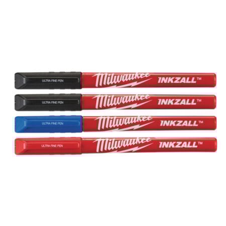 Milwaukee marker ultra fijn pen zw/rd/bl