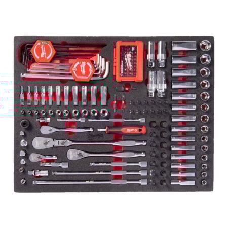 Milwaukee 153 dlg SS 1/4" en 3/8" doppen