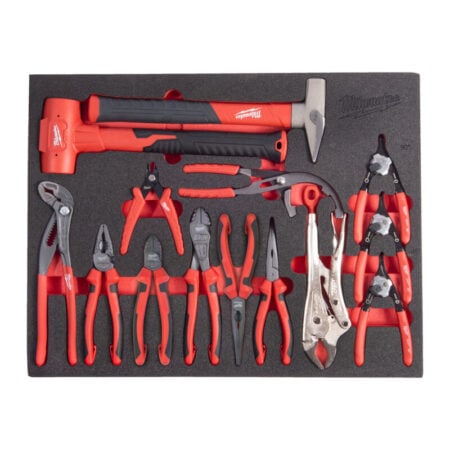Milwaukee 14 dlg SS tangenset + hamers