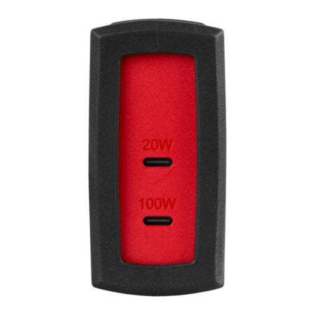 Milwaukee dubbele USB-C adapter 20W+100W