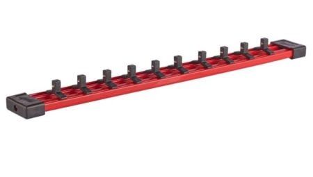 1/4" doppenrail 350mm, geschikt voor 10
