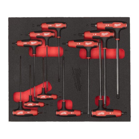 Milwaukee 11-dlg SS Hex T-sleutelset