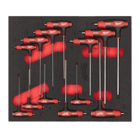 Milwaukee 13-dlg SS Torx T-sleutelset