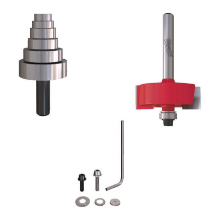 Milwaukee rabatfrees S1/4" 34,9/0-12,7mm