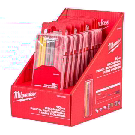 Milwaukee 10 reservegrafietpunten kleur