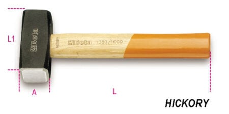 Beta vuist houten steel 1380-2000gr