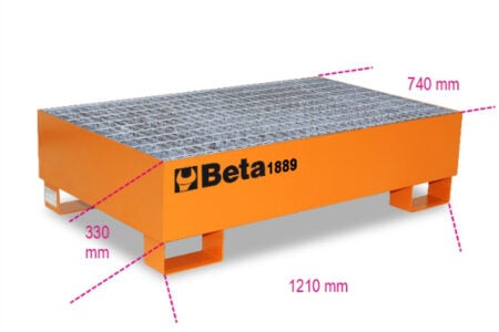 Beta 1889 olievaten lekbak + opslag voor