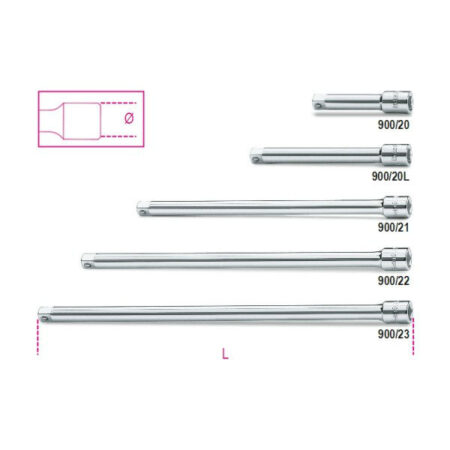 Beta 900/21 1/4 verlengstuk 150mm