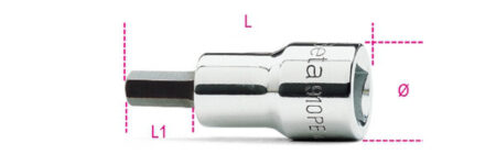 Beta dopsleutel 3/8" 910PE 3mm