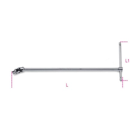 Beta 920/40 1/2" T-sleutel met cardan-