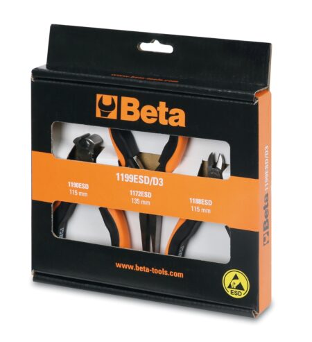 Beta 1199ESD/D3 set van 1 platte tang