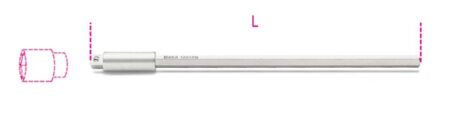 Beta 1281PB Dopsleutelhouder met 1/4"