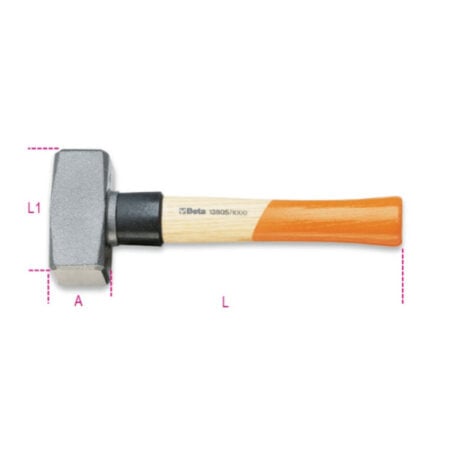 Beta moker houten steel 1380S 1250gr.