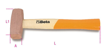 Beta 1385 2000 Hamer met koperen kop en