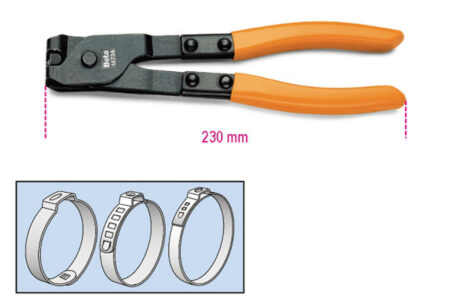 Beta 1473A Klemtang voor Oetiker®