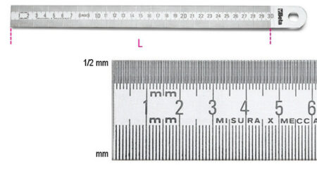 Beta 1683 1500 Half stijve linial