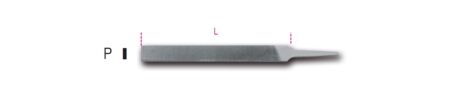 Beta 1718D8/P Platte basterd vijl,