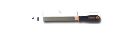Beta 1719BMD12/P Basterd vijl, plat met