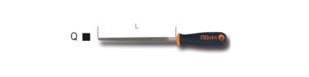 Beta 1719BMD12/Q Basterd vijl, vierkant