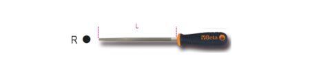 Beta 1719BMX10/R Zoete vijl, rond met