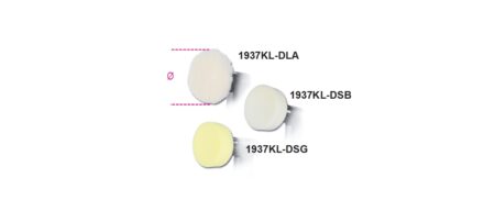 Beta 1937KL-DSG 3-1/2" Yellow comp. pad