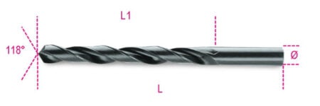 Beta 410 3,25 Spiraalboor, korte