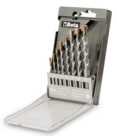 Beta 417/SP8 Set steenboren, korte