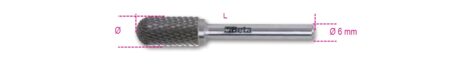 Beta 426MD/CT16
 Hardmetalen frees