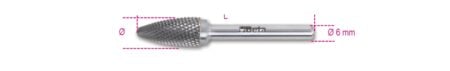 Beta 426MD/FA16
 Hardmetalen frees