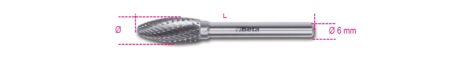 Beta 426MD/OG16
 Hardmetalen frees