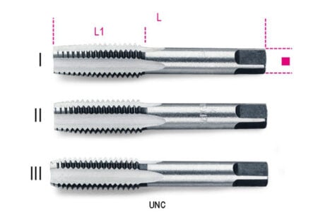 Beta 430ASC 1" Handtap, UNC draad