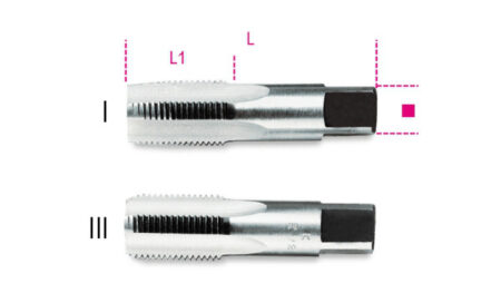 Beta 433ASG 1" Handtap, cilindrisch
